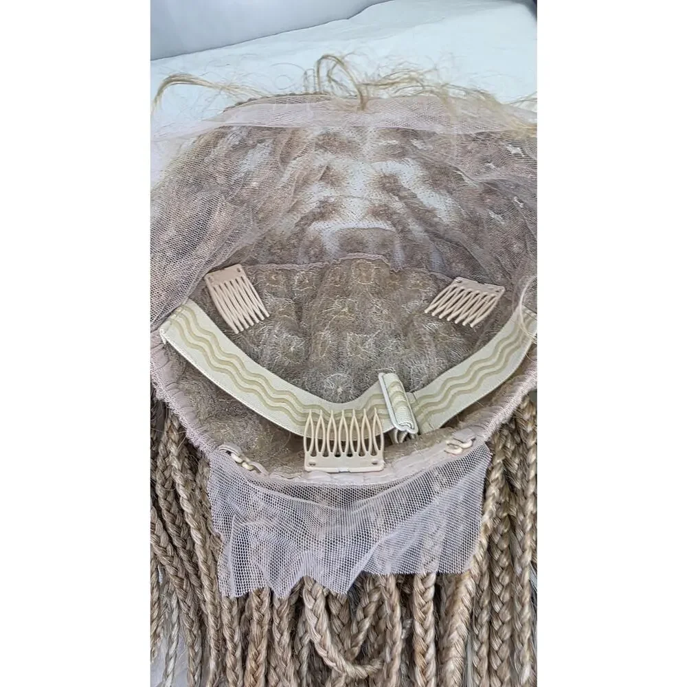 Blonde Boho Braided Wig 12